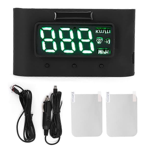 SINCOTECH 12V Universal HUD Head-Up Display GPS Hastighedsvarslingssystem til Biler