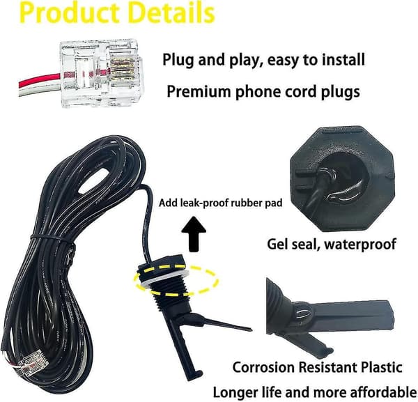 OEM Glx-flo-rp Flow Switch Samling til Hayward Goldline Salt Systemer, Pool Flow Sensor Switch Udskiftningssæt Passer til Hayward Goldline Aquarite Salt