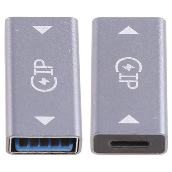 8-nastainen Lightning-naaras USB 3.0 -naaras muuntaja liitinsovitin USB-kaapelille, USB-levylle, kortinlukijalle, USB-lampulle, tuulettimelle ja muille