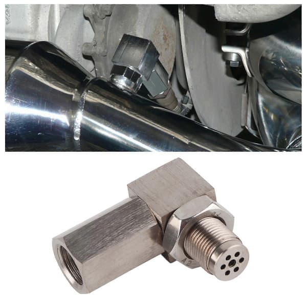 90 Bil Oksygensensor Spacer CEL Bung Fix Sjekk Motorlys M18X1.5 Katalysator