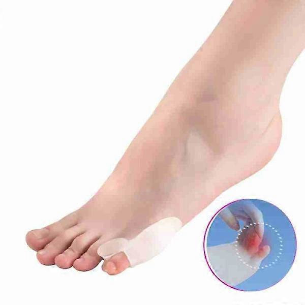 Hallux Valgus - Krokig Lilltå 2-pack Vit