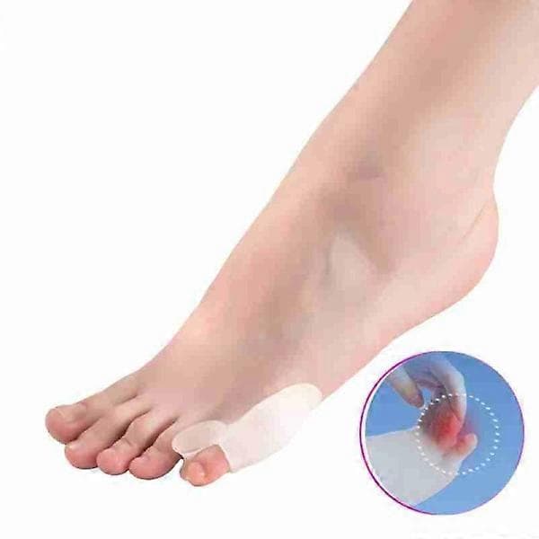 Hallux Valgus - Skæv lilletå 2-pak Hvid