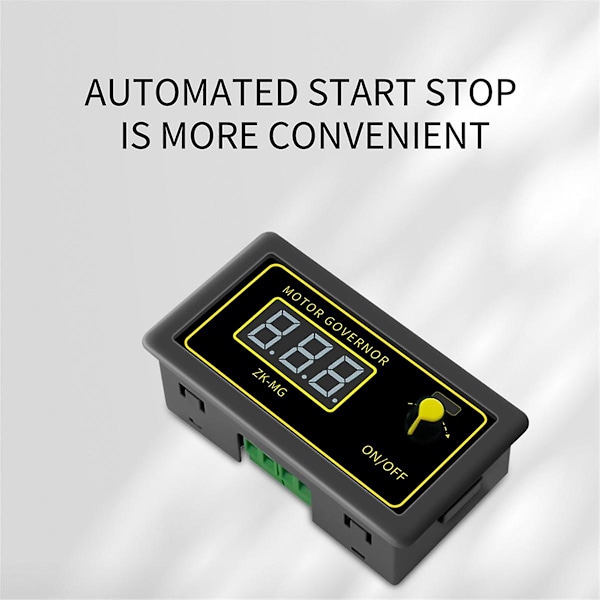 PWM DC Motor Hastighedsregulator Motor Blæser Regulator med Display Motor Regulator LED Dæmpningsmodul