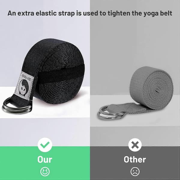 Yogabælte Pilates Stropper til Træning og Udstrækning (1,85m & 2,5m)