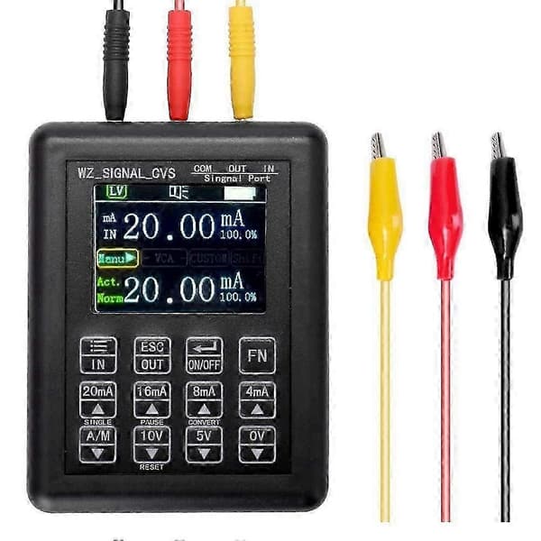 4-20mA 0-10V Justerbar Signalgenerator Processstyrning Signalkalibrator Konstant Strömkälla 0-20mA Simulator