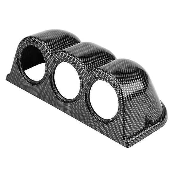 Universal Bilholder for 52mm Måler, Triple 3-Hulls Montering, Instrumentpanel-Pillar Pod