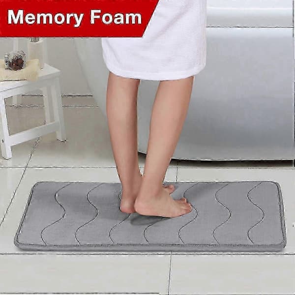 Baderomsmatte i Memory Foam, Ekstra Myke og Absorberende Baderomsmatter