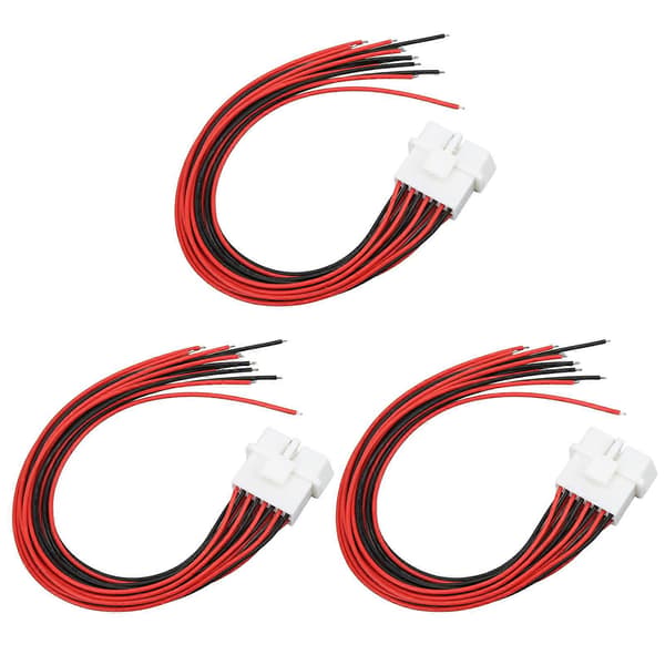 3st 16-Pin Hane OBD2 Kabelkontakt 30cm Universell Diagnostisk Förlängningskabel för Bilar