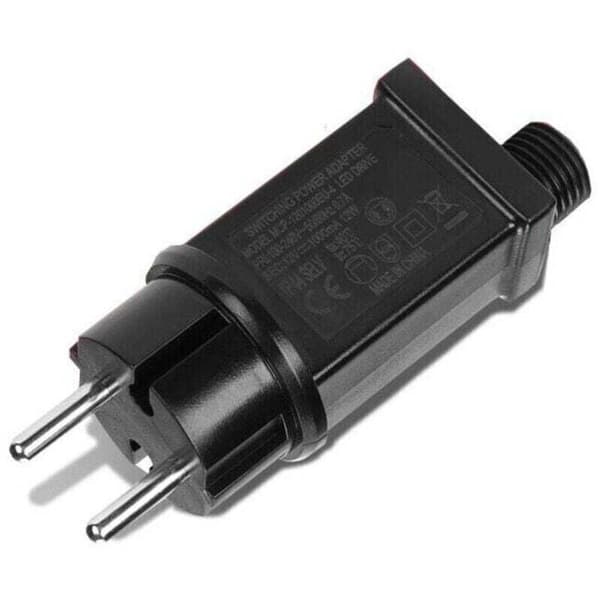 12V LED-strømforsyning, IP44 LED-transformer, lavspændings LED-adapterdriver til julelys, lyskæder