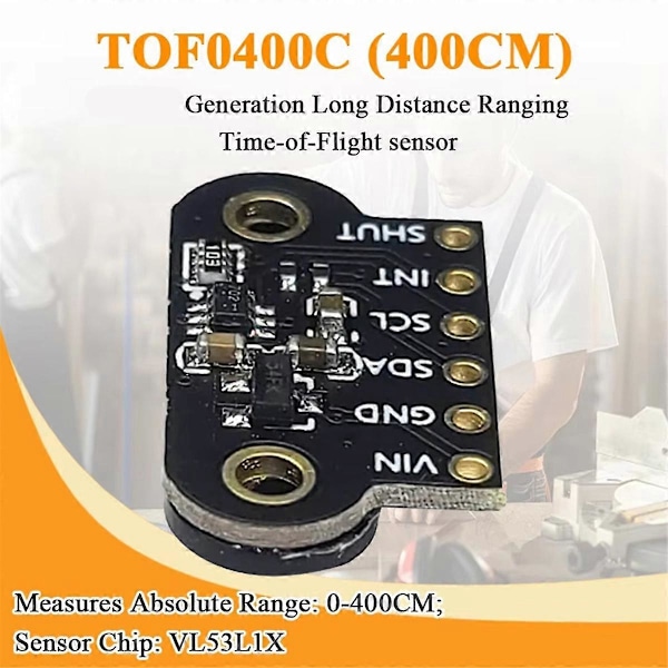 Laser Afstandsmålingssensor Modul til STM32 50CM I2C Output TOF050C