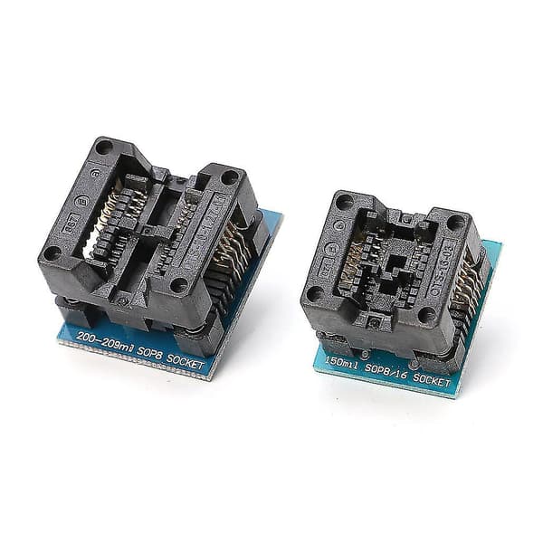3 stk. Sop16 til Dip8 Adapter+sop8 Adapter Ic Programmeringssokkel Kompatibel med Ezp2010 Ezp2013