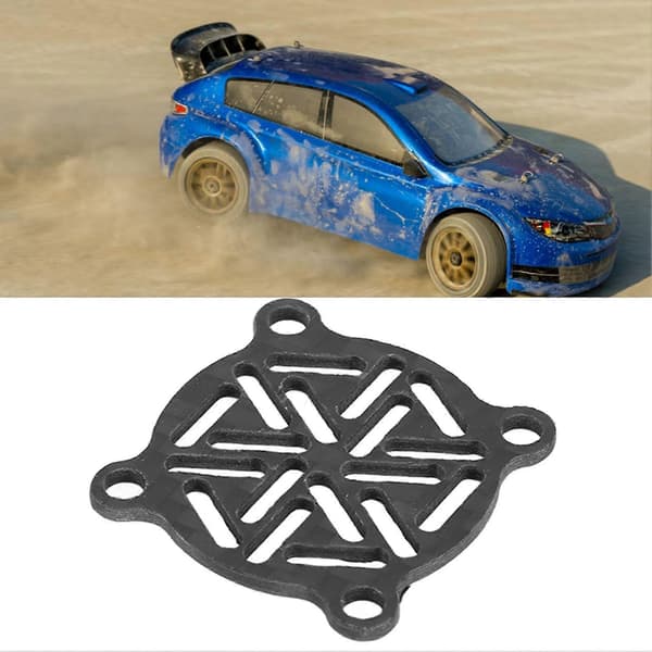 2024-30x30mm RC Kylfläktskydd Kolfiber Elektrisk Motorkylfläktskydd för RC Bil Båt Motor ESC