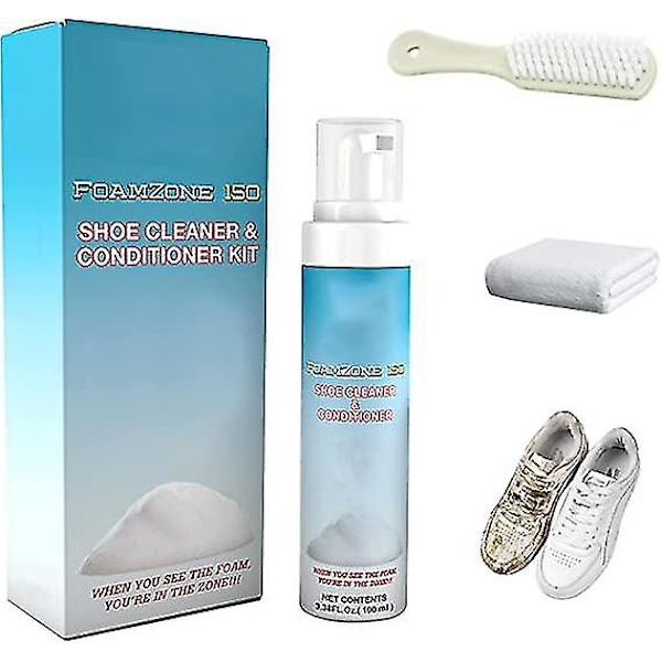 Fz150 Shoe Cleaner, Foam Zone 150 Shoe Cleaner, Foam Zone 150 Shoe Cleaner Kit With Shoe Cleaner Brush