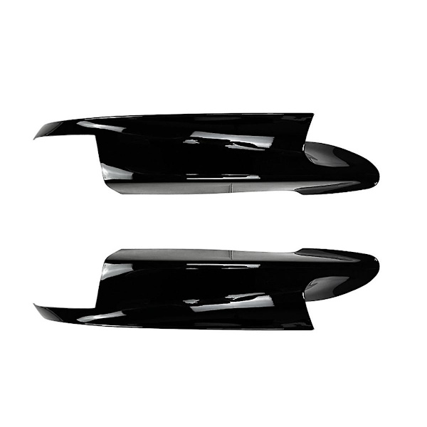 For 3 Series E90 E91 E92 E93 M3 2006-2013 Frontkofanger Læbe Vinkel Diffuser Splitter Spoiler Beskytter Blank Sort