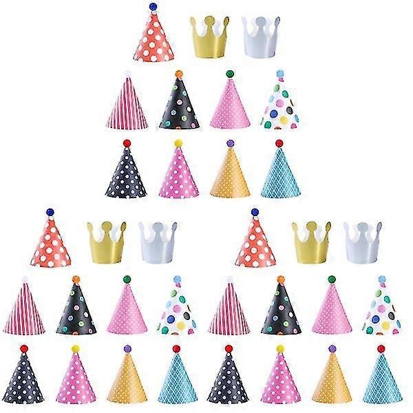 3 Setiä DIY Syntymäpäiväjuhlahattuja Suloisilla Pom Pomeilla Ihastuttavat Syntymäpäiväjuhlahatut