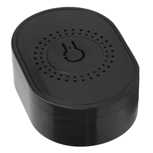 Mini 433MHZ Ajastus Kaksoisohjauskatkaisija 16A OnOff-ohjainkytkin kotiin 85-250V (Musta)