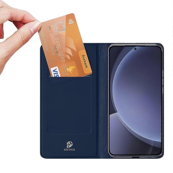 Samsung Galaxy S25 -kotelo, nahkakansi, korttipidike