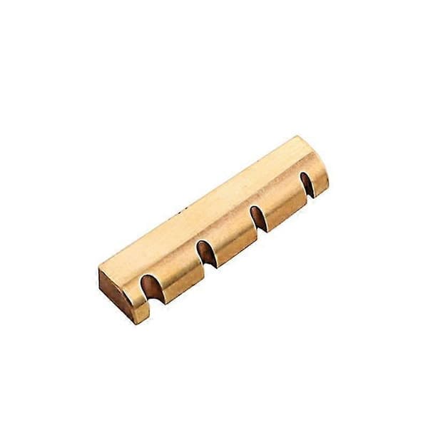 Forudindstillede 4-strengs messing guitar nød til PB basguitar dele tilbehør