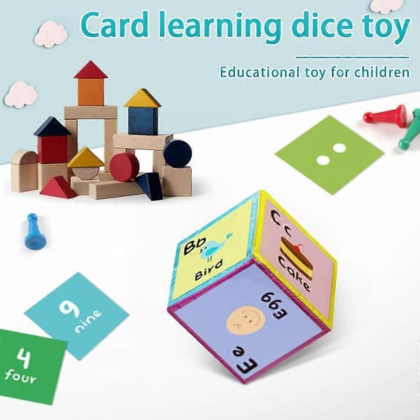 Ficktärningar DIY Utbildning Spel Tärningar Klassrum Mjuka Tärningar med Klar Ficka Stora Lärartärningar Lärande Kuber