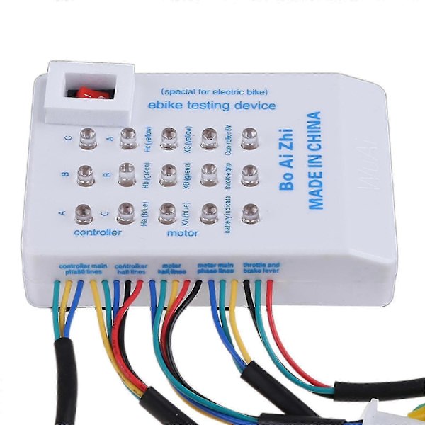 WJTG E-Kjøretøy Vedlikehold: E-sykkel Tester - Omfattende Børsteløs Motor Tester for 24V til 72V Systemer
