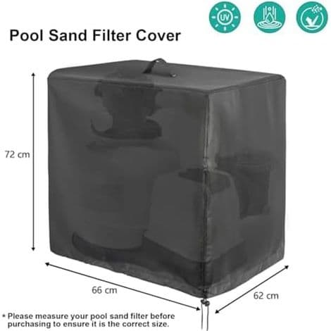 Vattentätt överdrag för Intex poolpump. Effektivt skydd för sandfiltret.