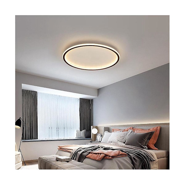 LED-loftslampe 30 cm rund loftslampe moderne dekorationsloftslampe til køkken, gang, kontor, veranda soveværelse 38w