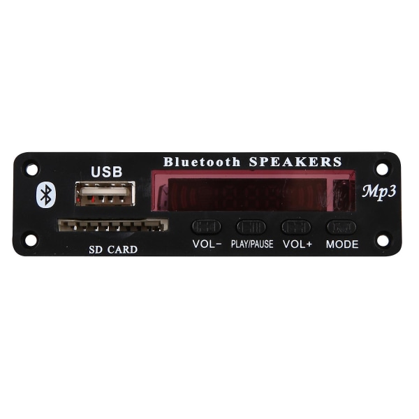 Dc 5v/12v Bluetooth 5.0 Audio Decoder Board Lydmodul Usb Aux Sd Fm Radio Lossless Mp3/wma/wav/f