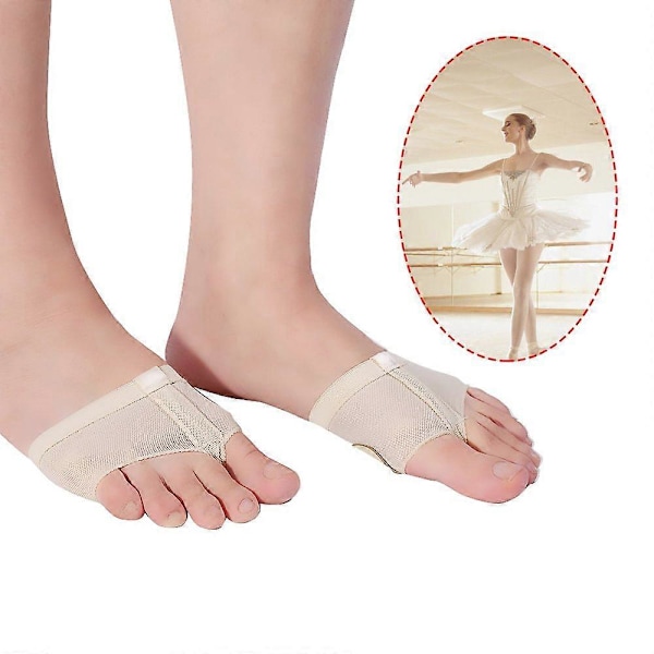 Fod Thong Udskiftning Ballet Mave Sokker Dans Klo Pad Sko, Kvinders Lyrisk Ballet Mave Fødder 1 Par (M