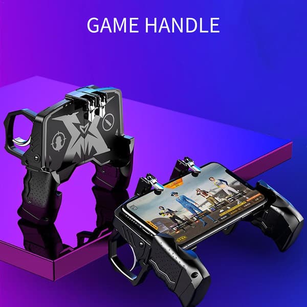 Spillkontroll Multifunksjonell Rask Respons ABS Fire-finger Kobling Telefon Spillutløser for Gaming