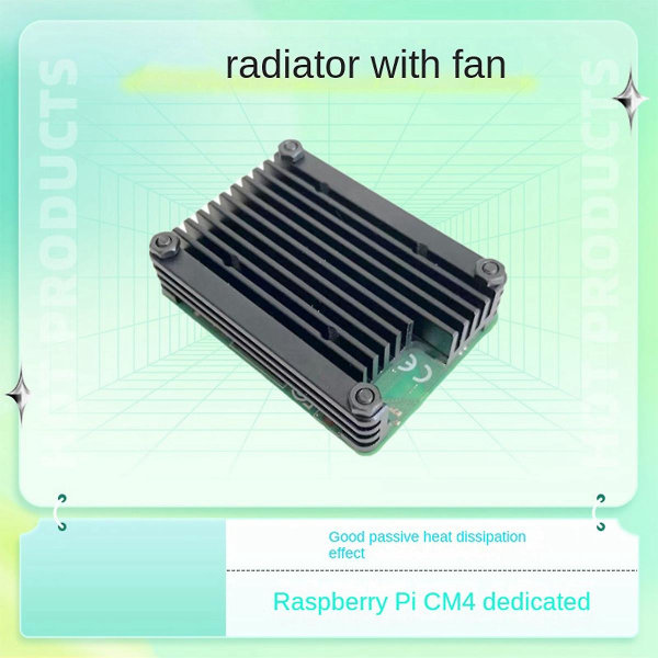 För Cm4 Radiator Compute Module 4 C235 Cm4 Radiator Shell