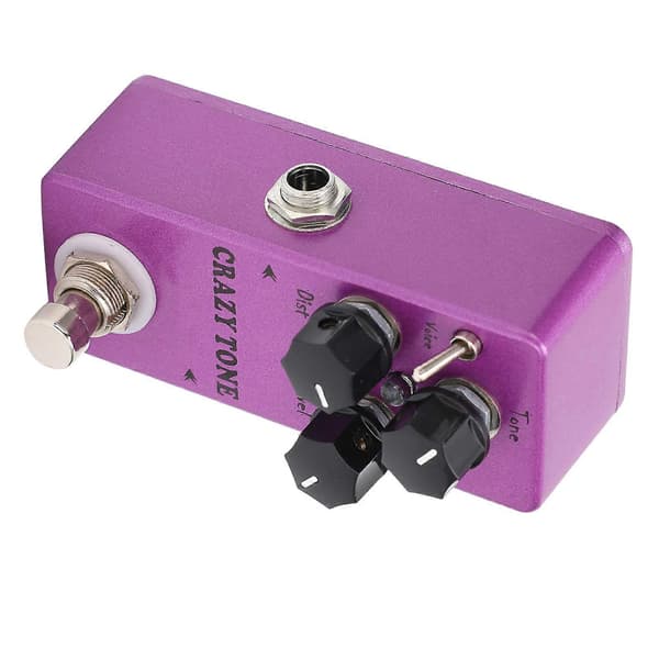 Distortion Guitar Effektpedal Crazy Tone Fuldt Analogt Kredsløb Tilbehør til Elektrisk