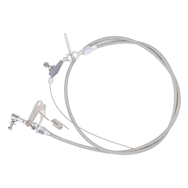 Kickdown-kabel i rostfritt stål, 158 cm lång, ersättning för gaspedalstråd för CHRYSLER 727-VÄXLAR