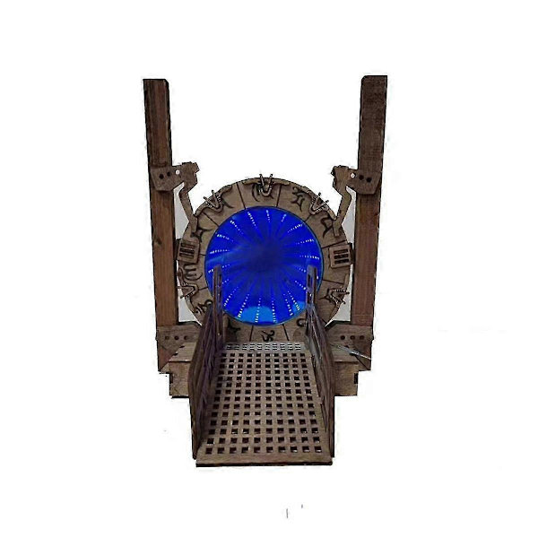 Stargate Bogmærker, Pynt, Bordlamper, Gave, LED-belyst Portal Bogmærker, To-vejs Galaxy Dør