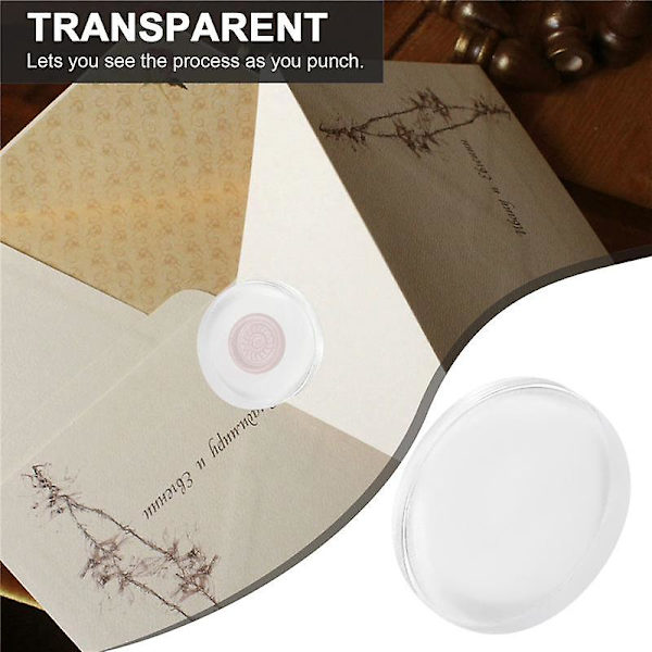 5-pack Klart Stämpel Akrylblock Set För Transparent Akryl Stämpeldyna DIY Scrapbooking Klart Akryl
