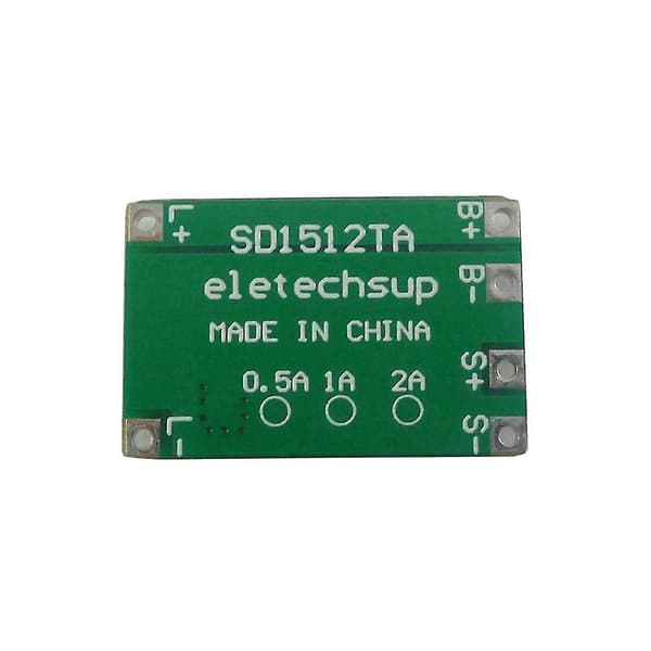 10 stk. SD1512ta Solcellekontroller Lading Gatelys Bryter Kretskort Litium Batteri Ladebrett 0.5a
