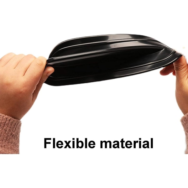 Små Surfbräde-Fins, Paddelbräde-Fin, Kajak-Fin, Paddelbräde-Fin, Bodyboard-Fins, Surf-Fins, Böjbar Flexibelt Material (2 st, Svart)