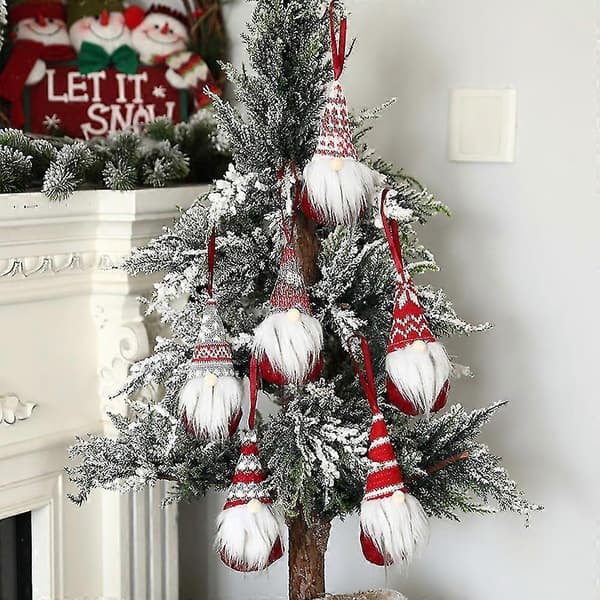 Julgranspynt, Juldekorationer, Hängande Tomte Elf Hem