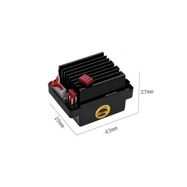 RC & Båt R/C Hobby 6-12V Børstet Motor Hastighetskontroller ESC 320A Børstet Motor Hastighetskontroller fo