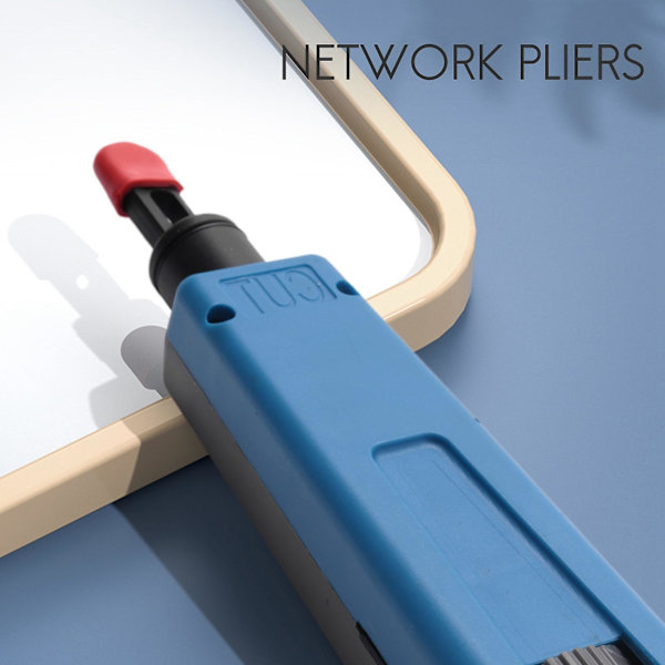 Punch Down Impact Tool med 110 og 66 kniver, nettverkskabel Cat6/cat5e telefon impact terminering