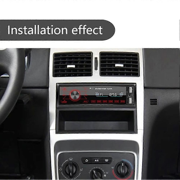 Bil Stereo Bluetooth Touch Screen Bilradio Bluetooth 4X60W 7 Farver 2USB/SD/AUX Håndfri Blueto