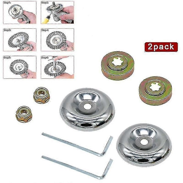 8 st Gräsklipparblad Adapter Kit Trädgårdsmaskin Gräsklipparblad -Ayane