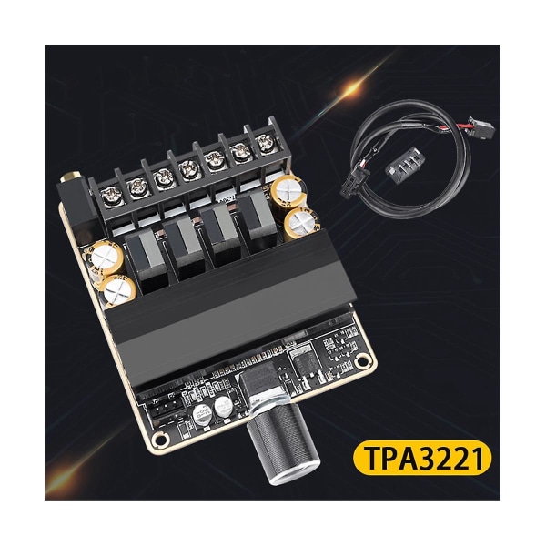 TPA3221 Audio Amplifier Board Klasse D Dual-Channel 85Wx2 stereolydforstærkermodul