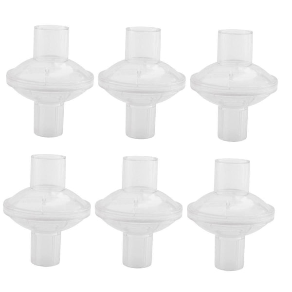 Inline CPAP-filter, 6-pack CPAP-filter Hypoallergena filter för Dreamstation CPAP-maskiner Ersättningsfilter