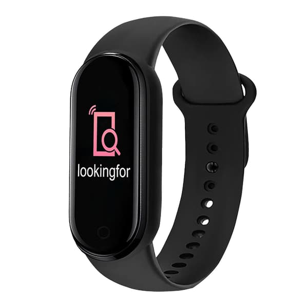 M6 Smart Armbånd Puls Blodtrykk Søvnovervåking Skrittelling Musikk Vær Bluetooth Fitness Tracker