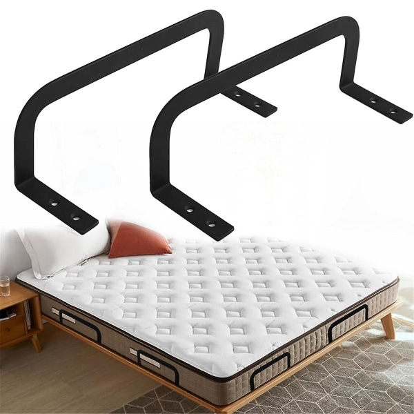 2 stk madrasskydeprop, metal madrasholder til justerbare senge, hold madras fra sl.