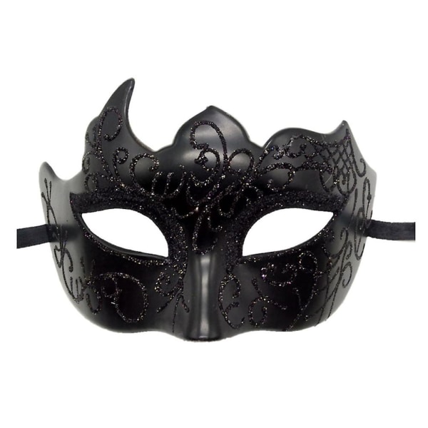 1 pakke gutte maskerade masker karneval venetianske fest bind for øynene Nye svarte karneval fancy kostymer Sexy festdekorasjoner