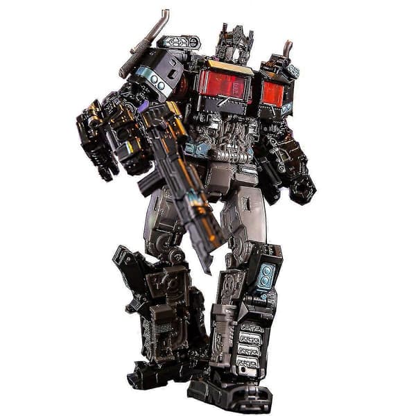 Musta Transformers Optimus Prime Auto Sota Cybertron Toimintahahmo