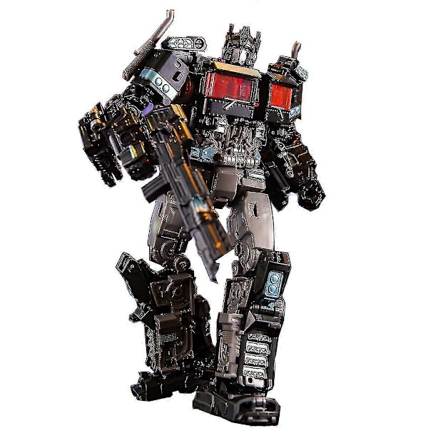 Svart Transformers Optimus Prime Bil Krig Cybertron Actionfigur