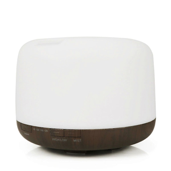 Hjemme Brødform Farverig Aroma Diffuser Kontor Varmt Lys Luftfugter 500ml