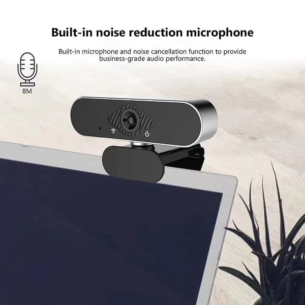 USB 1080P Webkamera med mikrofon for PC-datamaskin